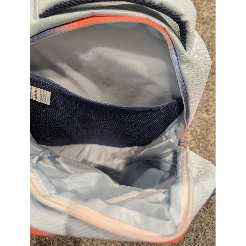 Champion Backpack Unisex OS Light Blue NWT Laptop Sleeve Reflective Safety